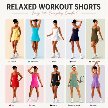 🔥Last day promotion🔥Plush Backless Active Dress-Easy Peezy Edition