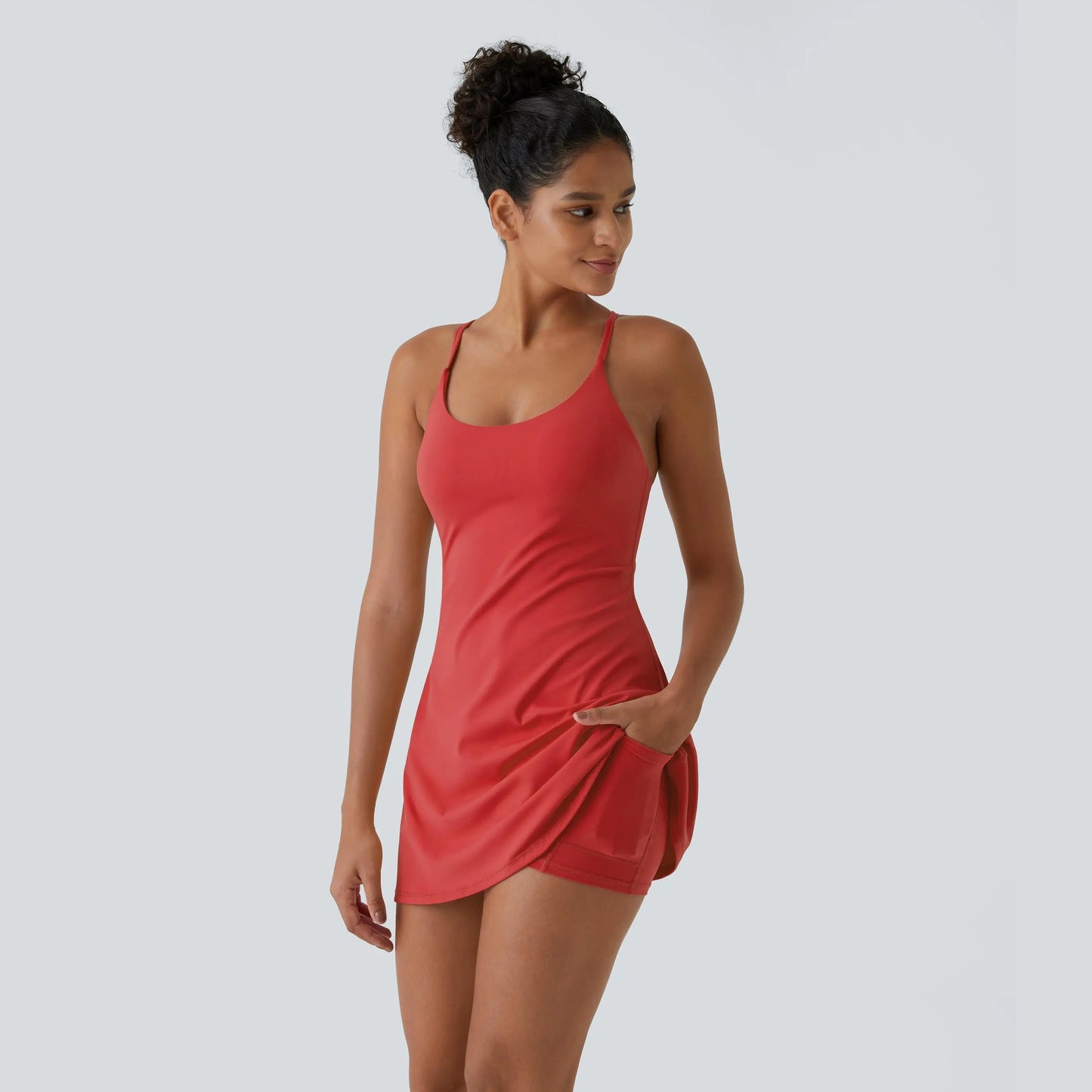 🔥Last day promotion🔥Plush Backless Active Dress-Easy Peezy Edition